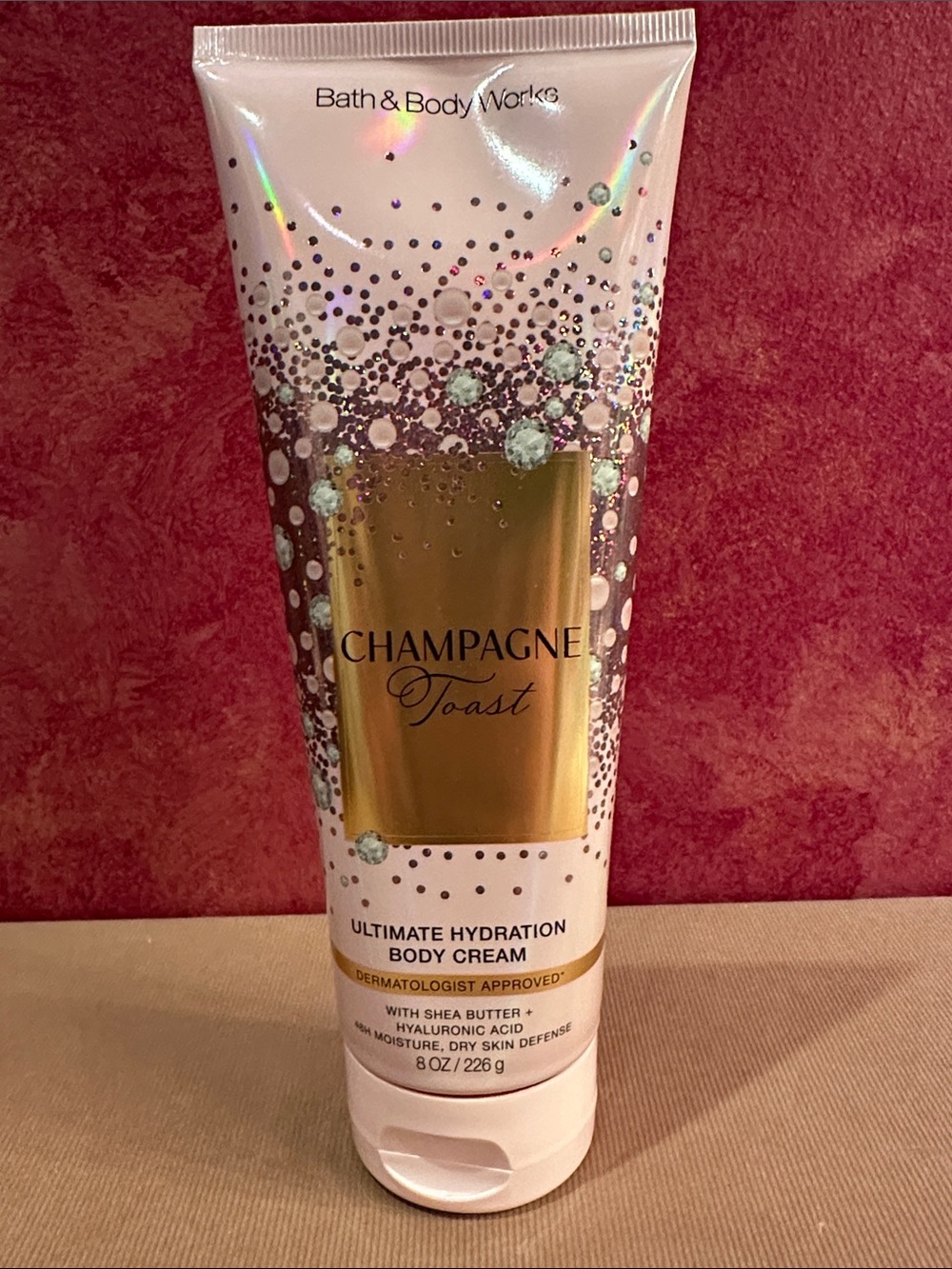 Bath & Body Works Champagne Toast Body Cream - Pink & Gold